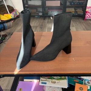 Zara Black Ankle Booties